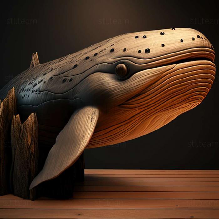3D model whale (STL)